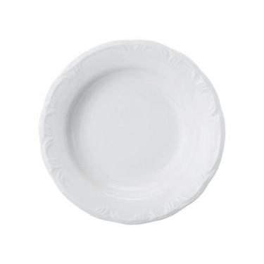 Imagem de Prato Fundo 23cm Linha Pomerode Branco Porcelana Schmidt, Branco, 23cm