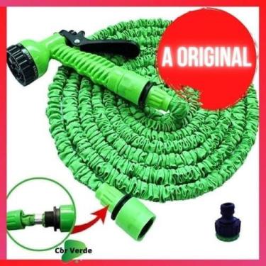 Imagem de mangueira Original 30m mágica extensível flexível com gatilho 7 jatos 