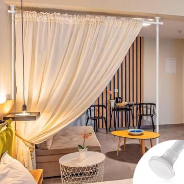 Imagem de Varão de cortina divisória de quarto Wefaith - 70-240 cm de largura, 1