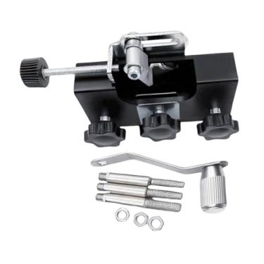 Imagem de Bothyi Kit de afiador de motosserra manual operado manualmente para reparadores e lenhadores, portátil, fácil de instalar, universal com 3 rebarbas, Preto