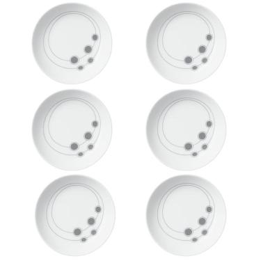 Imagem de Conjunto de 6 Pratos para Sopa Porcelana Italiana Bugatti
