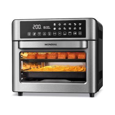 Imagem de Fritadeira Air Fryer Forno Oven Digital 25L Mondial Preto Inox 2000W AFO-25L-BI 60Hz