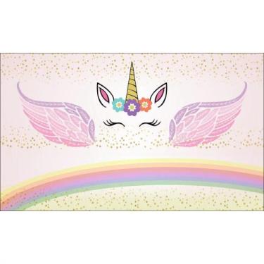 Imagem de Painel de Tecido Sublimado Unicórnio Estrela - Fabrika de festa, 400x2