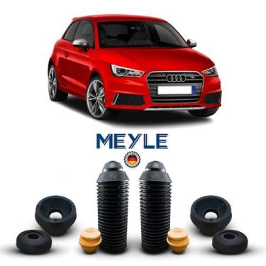 Imagem de Par Kit Coxim Suporte Meyle Rolamento Batente Coifa Suspensão Dianteir