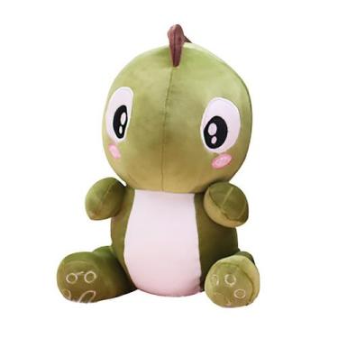 Imagem de Brinquedo macio do luxuoso do descanso da boneca do dinossauro da bone