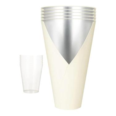 Imagem de Lilihuimaoyi 5 Caixas Decorativas para Arranjos Florais, Resistentes E à Prova de Vazamentos, Ideais para Artesanatos Do Dia Dos Namorados E à Prova D'água, Bege, Tamanho real