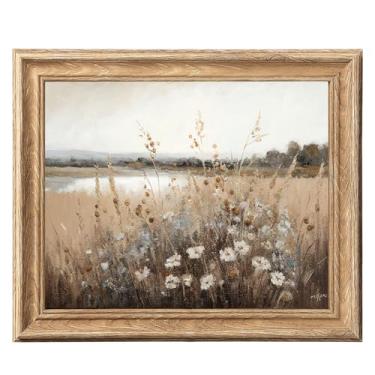 Imagem de ASTRDECOR Arte de parede emoldurada - FLOR SELVAGEM - 20X25 cm