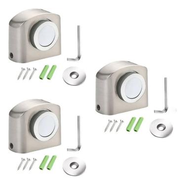 Imagem de 2X Prendedor Porta Magnético Aparador Peso Batente   3   Aca