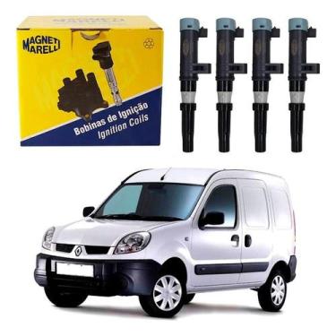 Imagem de Bobina Ignição Marelli Kangoo 1.6 16v K4m 2008 A 2015 - Magneti Marell