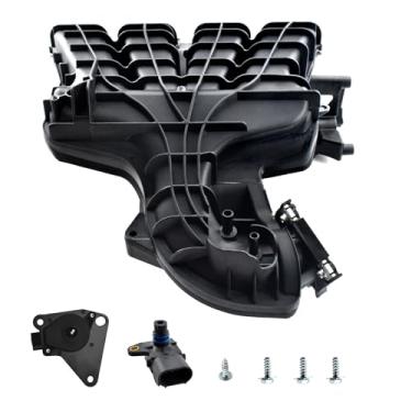 Imagem de Coletor de admissão do motor e kit de tampa de válvula compatível com Jeep Patriot Compass 2007-2017/2007-2011 Dodge Caliber Avenger Journey Replace# 4884495AK 911-902 4884495AH