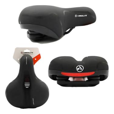 Imagem de 2X Banco Bike Selim Bicicleta Absolute Super Comfort Vazado
