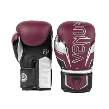 Imagem de Venum Luvas de boxe Elite Evo - Borgonha/Prata