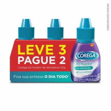 Imagem de Corega - Pó Fixador De Dentaduras (Leve 3, Pague 2) - Peso Líq. 22 G