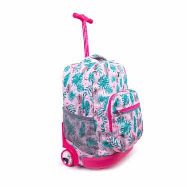 Imagem de Mochila com rodinhas J World Girls Sunrise 18 para viagens escolares