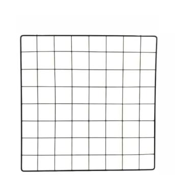 Imagem de Memory Board, Quadro de Memórias, Tela Aramada, Mural De Fotos + Pregadores e Fixador C/Adesivo (PRETO,40X40)