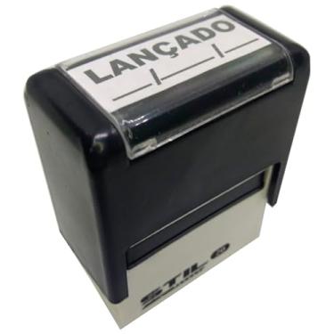Imagem de CARIMBOS AUTOMÁTICOS STILO 20 - LANÇADO COM DATA - TINTA PRETA