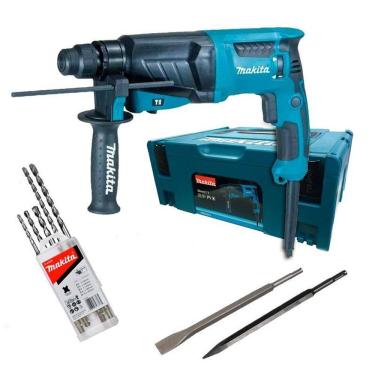 Imagem de Martelete Romp Makita Sds Hr2630J 830W + Brocas Sds 220V