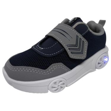 Imagem de Tenis Luz Led Pisca Moderno Conforto Carro Molekinho