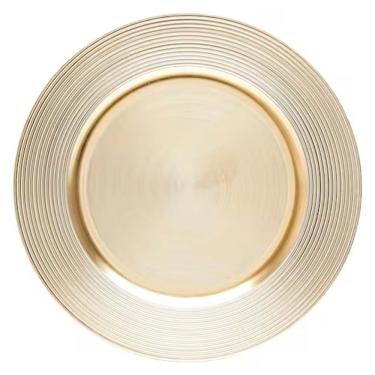 Imagem de Sousplat De Plástico Wolff Mesa - 33 Cm Dourado