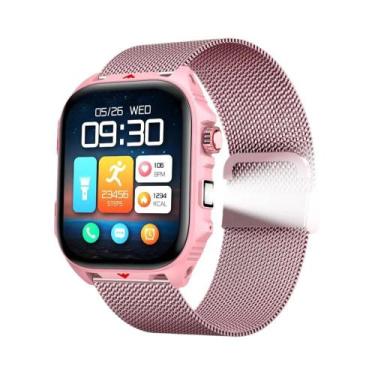 Imagem de Relógio Inteligente Impermeável Masculino E Feminino 2025 Com Luzes LE