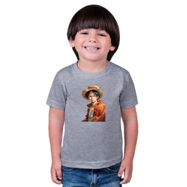 Imagem de Camisa Infantil One Piece Solo Power Air - MARCELO, Cinza claro, 10