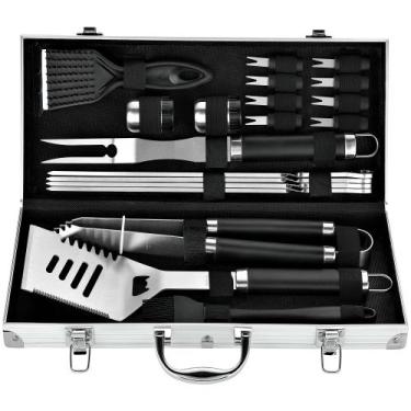 Imagem de Conjunto de ferramentas para churrasco ROMANTICIST, 20 unidades, Heavy