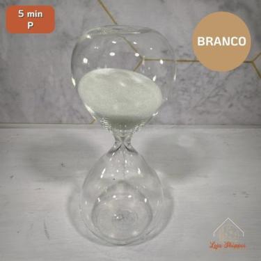 Imagem de Ampulheta De Vidro 5 15 30 Minutos Minutos Areia Glitter Decorativa Es