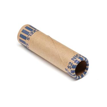 Imagem de Huron Embrulho Para Moedas De Dez Centavos Frisado, Rolo Verde De Us$ 5 (1.000 Unidades)