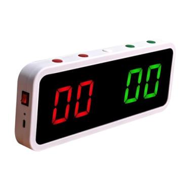 Imagem de Colaxi Placar de bilhar Placar digital Contador de pontuação versátil eletrônico para vôlei, Branco