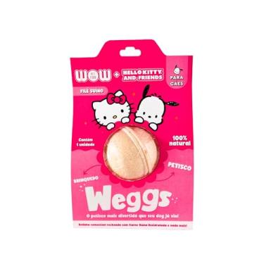Imagem de Petisco natural brinquedo para cães Weggs sabor filé suíno 1un WOW Pet Food