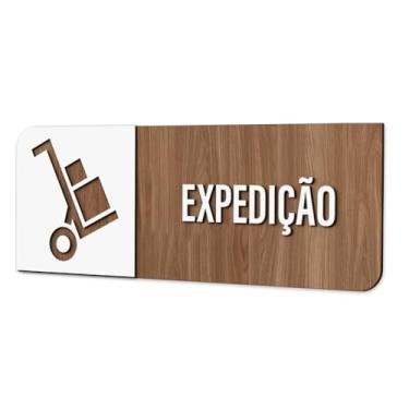 Imagem de Placa de Sinalização Indicativa - Expedição