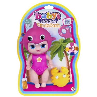 Imagem de Boneca Babys Collection Dia De Praia Tubarãozinho - Super Toys