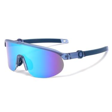 Imagem de suoso Óculos de sol de beisebol infantil para meninas: proteção UV400 para meninos, crianças de 3 a 9 anos, ciclismo, futebol, esportes