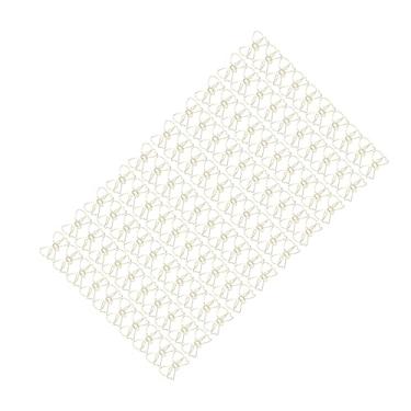 Imagem de GLOGLOW Clipes de Papel, Design Em Formato de Com Fio de Metal Antiderrapante, 100 Peças Com Caixa de Armazenamento, para Organização de Documentos Domésticos, Escola de Escritório (Dourado)