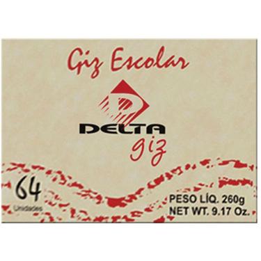 Imagem de Giz Escolar Branco 40Caixasx64Palitos Delta