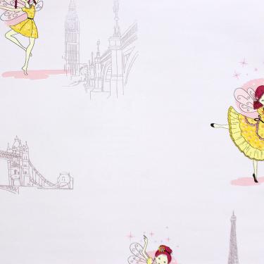 Imagem de Papel de Parede All Kids Fadas H2911805 - Rolo: 10m x 0,53m