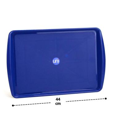 Imagem de Bandeja 31,5x44cm Plástica Retangular Azul