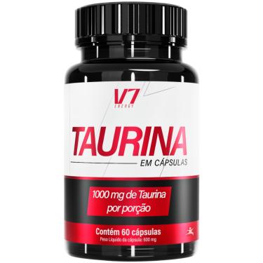 Imagem de TAURINA 1000MG POR PORÇÃO 60 CÁPSULAS - V7 ENERGY