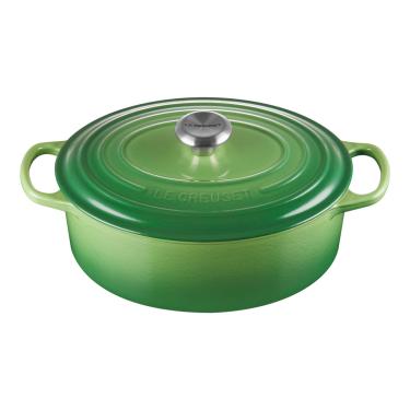 Imagem de Panela Oval Signature 29 cm Verde Bamboo Green Le Creuset