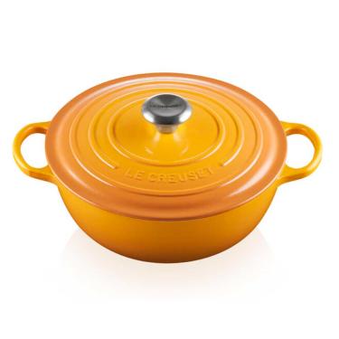 Imagem de Panela Marmita Gourmet Signature 26 cm Amarelo Nectar Le Creuset