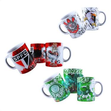 Imagem de Caneca Personalizada do Seu Time  Branca (São Paulo, Corinthians, Palm