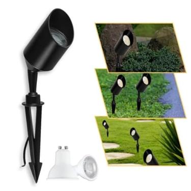 Imagem de Espeto De Jardim Mr16 P/Área Externa Ip65 + Lâmpada Gu10 5w 6000K