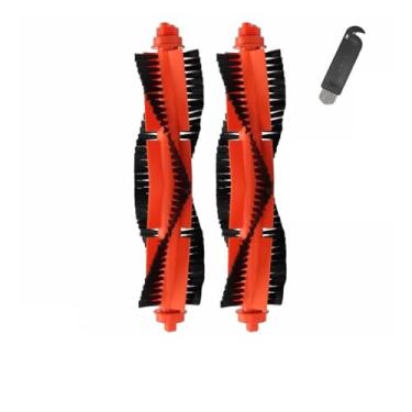 Imagem de Compatible With Xiaomi Mi Robot Vacuum Mop Pro 3C 2S STYTJ02YM Spare Hepa Filter Side Main Brush Cover Mop Holder Accessories Parts(2 Main Brushes)