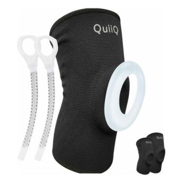 Imagem de Joelheira Ortopédica Compressão Silicone Patelar Espiral (M) - Quiiq S