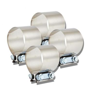 Imagem de Braçadeira de silenciador de escape, junta de topo, braçadeiras de aço