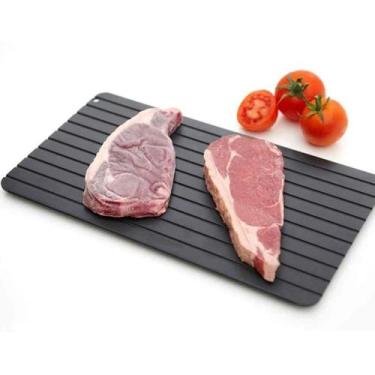 Imagem de Tabua Bandeja Descongelar Alimentos Rápido Preto - Cdi