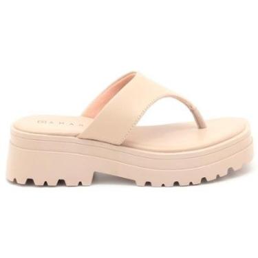 Imagem de Tamanco Ramarim Plataforma Tratorado Dedo Tira Larga Feminina 2338242-Feminino