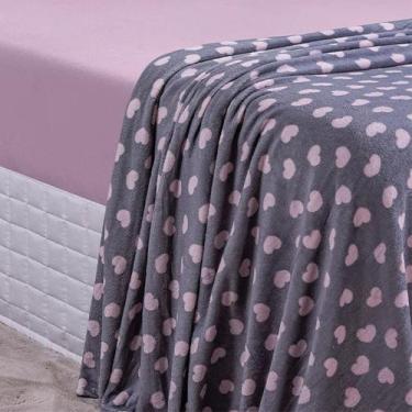 Imagem de Manta bella plush solteiro cecilia - bella enxovais