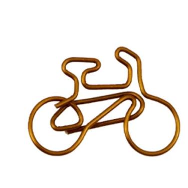 Imagem de 50 peças de clipe de papel em forma de bicicleta, mini clipes de papel fofos, acessórios, ideia de presentes para leitura de livros, documentos, biblioteca escolar, notas de escritório, casa, mesa