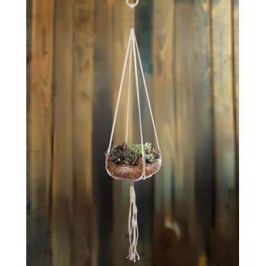 Imagem de Cesto suspenso de tecido montado na parede, cesta decorativa para portas, cestas de parede adequadas para salas de estar, quartos e cozinhas DJA1999-03